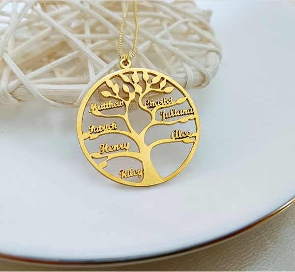 Colar Personalizável Árvore da vida - Gravação a Laser - Amor & Carinho