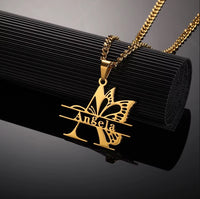 Colar Personalizado My Name IS - Corte a Laser - Folheado a Ouro