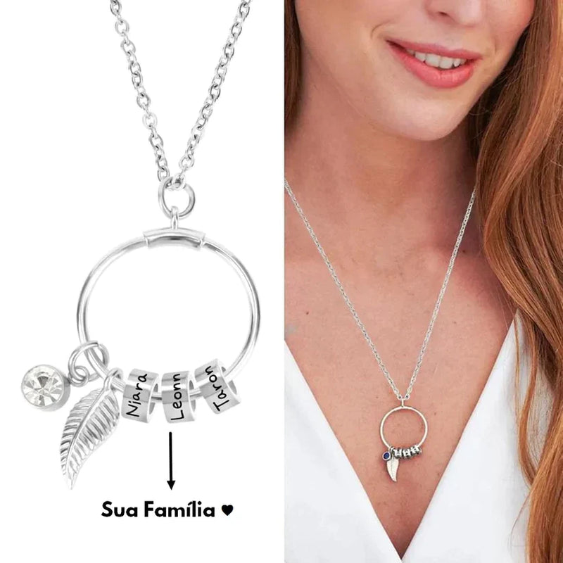 Colar Asas de Anjo Personalizável - Aço Inoxidável | 50% OFF + Frete Grátis somente hoje!