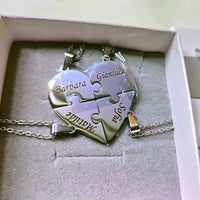 Colar Minhas Metades Personalizável - Aço Inoxidável - Gravação a Laser - Até 50% Off - Oferta Especial! 🔥