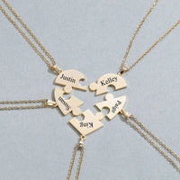 Colar Minhas Metades Personalizável - Aço Inoxidável - Gravação a Laser - Até 50% Off - Oferta Especial! 🔥