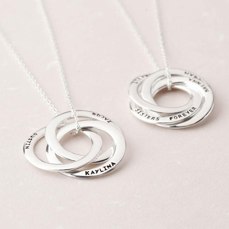 Colar Circulo Eterno Personalizável - Gravação a Laser