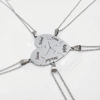 Colar Minhas Metades Personalizável - Aço Inoxidável - Gravação a Laser - Até 50% Off - Oferta Especial! 🔥