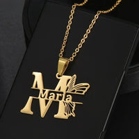 Colar Personalizado My Name IS - Corte a Laser - Folheado a Ouro