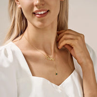 Colar Personalizado My Name Is - Folheado a Ouro - Corte a Laser - Não Escurece