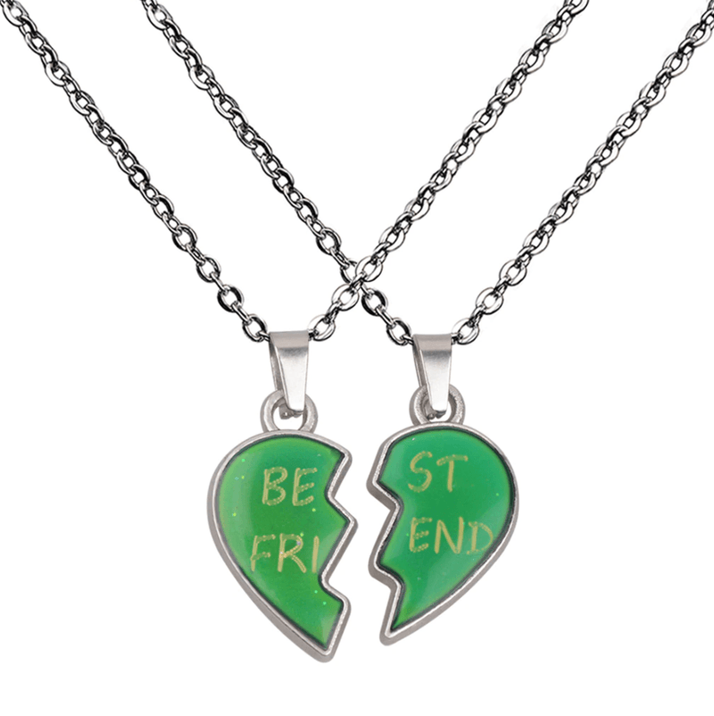 Colar BEST FRIENDS l Pedra do Humor - Mudança de Cor - Humor & Sentimentos.