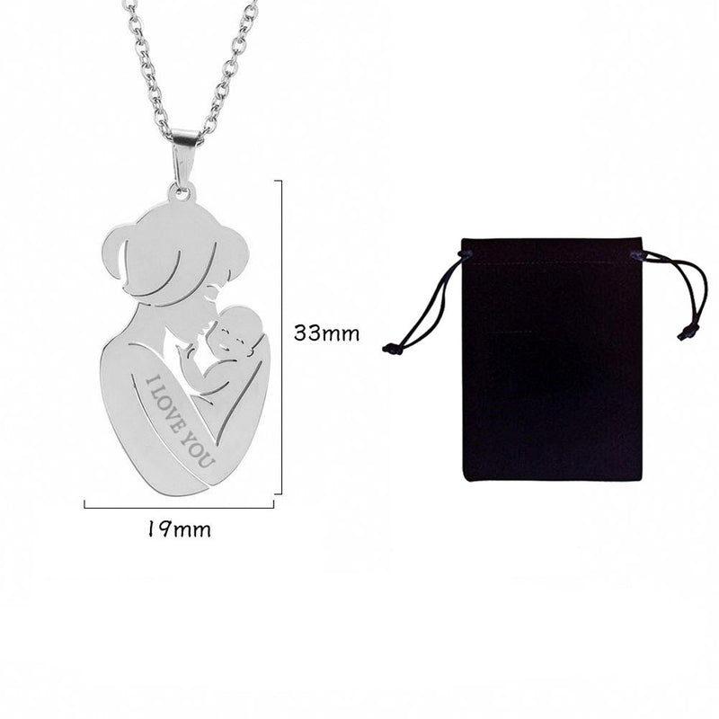 Colar Mamãe Coruja Personalizável - Gravação a Laser