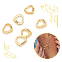 Colar Corações Personalizável - Gravação a Laser | Oferta Especial Dia Dos Namorados! ♥