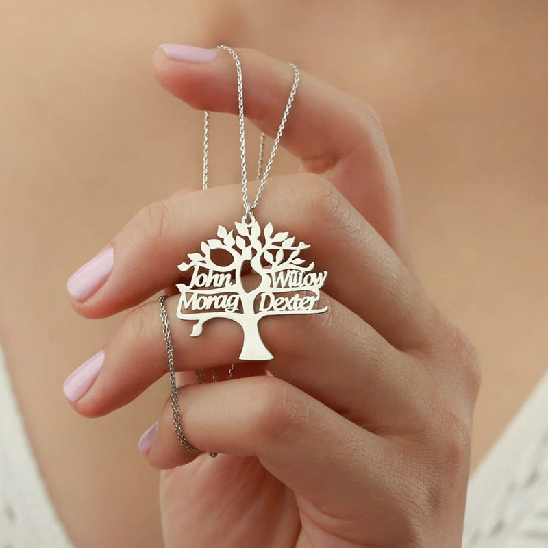 Colar Árvore Da Vida Personalizável - Minha Família - Corte a Laser - Oferta Especial! ♥
