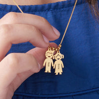 Colar Minhas Riquezas Personalizável - Família Filhos&Netos - Oferta Especial! ♥