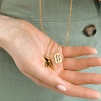 Colar Mensagem Secreta - Personalizável Gravação a Laser