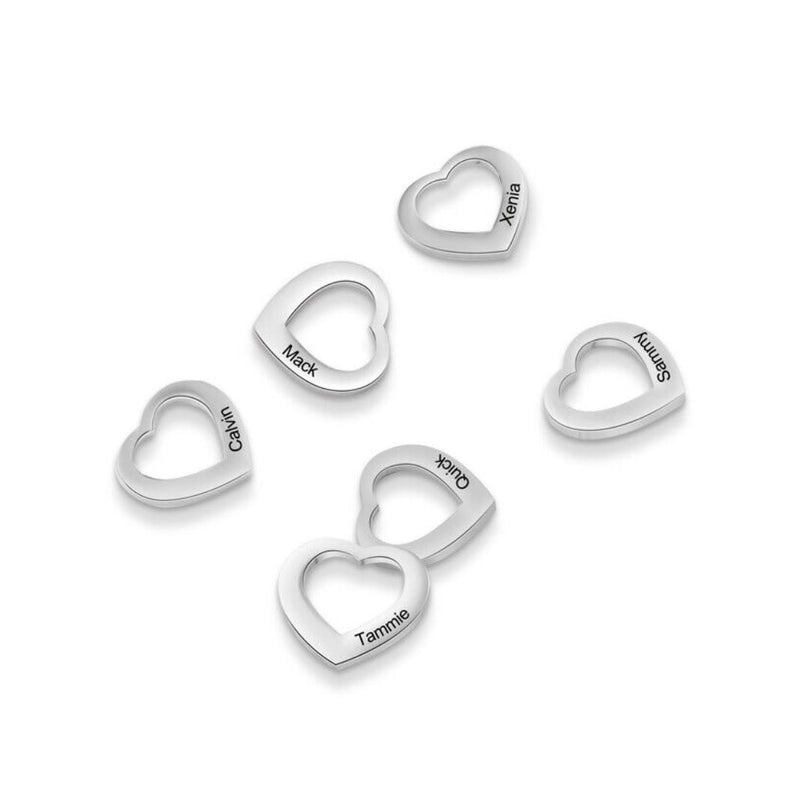 Colar Corações Personalizável - Gravação a Laser | Oferta Especial Dia Dos Namorados! ♥